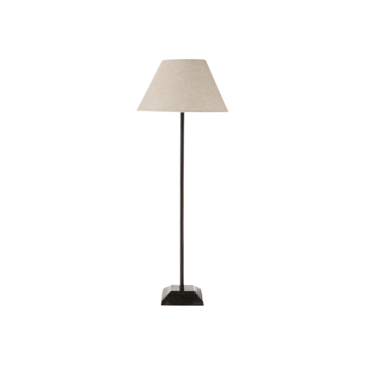 Tall Egret Metal Table Lamp - Antique Black – image 1