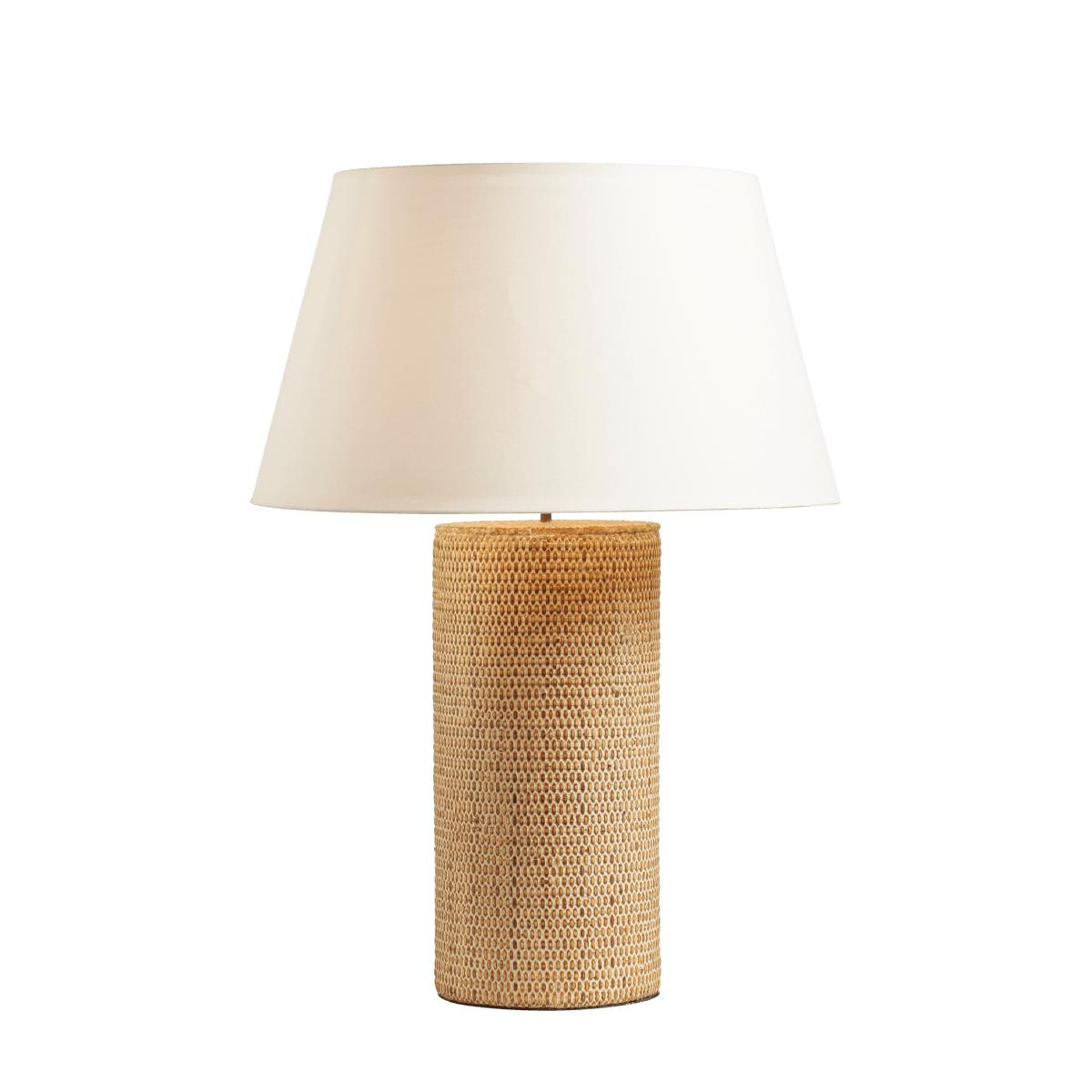 OKA, Balabac Column Lamp - Sand, Table Lamps, Wicker – image 3