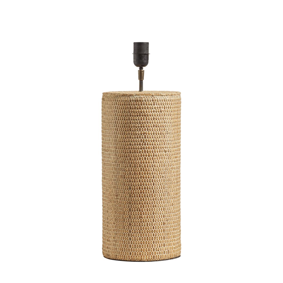 OKA, Balabac Column Lamp - Sand, Table Lamps, Wicker – image 5