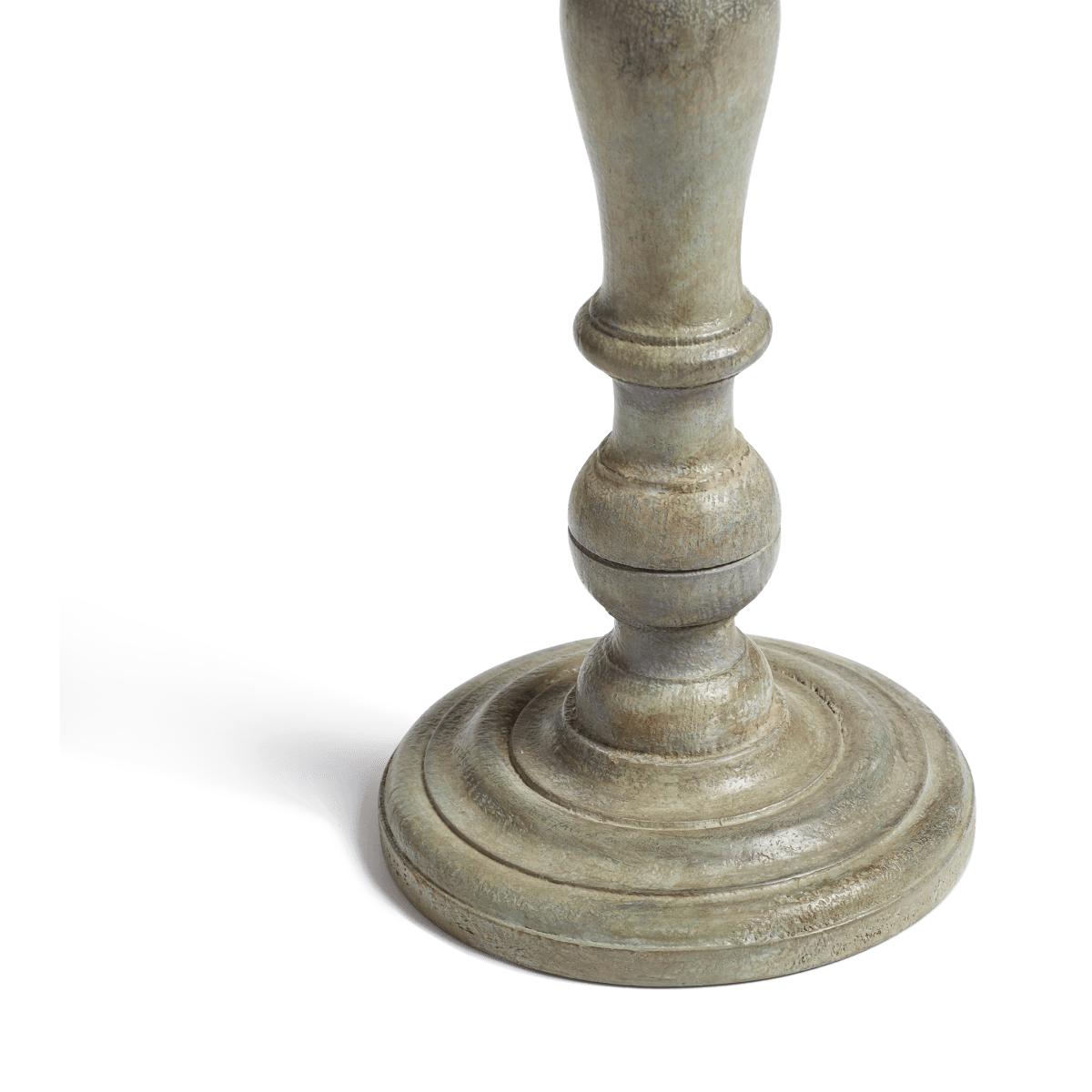 OKA, Lucian Table Lamp - Distressed Grey, Table Lamps, Beech Wood/Metal – image 5