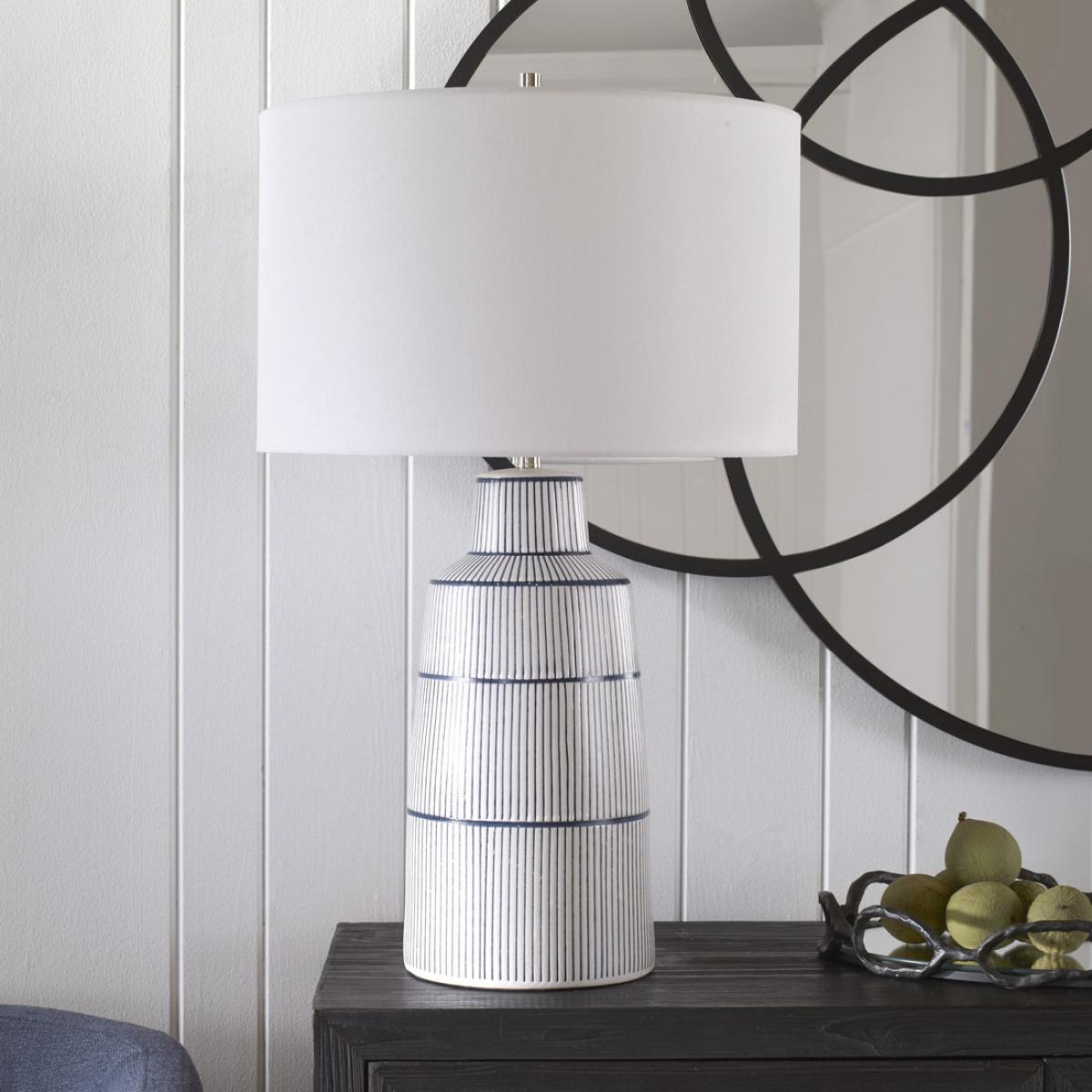 Uttermost Breton Nautical Stripe Table Lamp – image 2