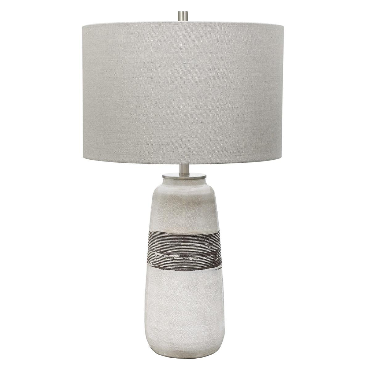 Uttermost Comanche White Crackle Table Lamp – image 4