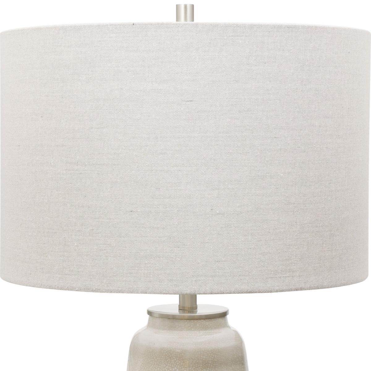 Uttermost Comanche White Crackle Table Lamp – image 5