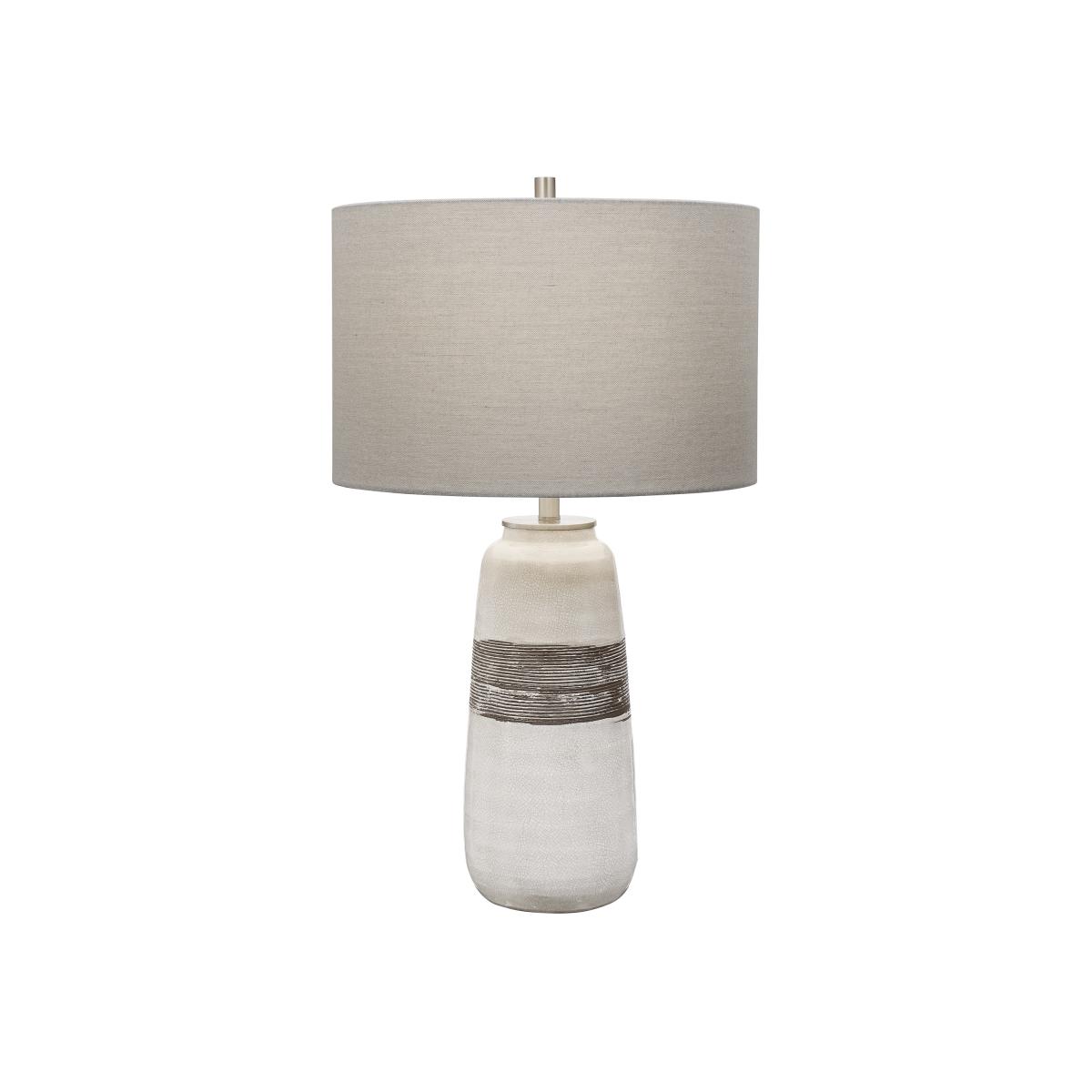 Uttermost Comanche White Crackle Table Lamp – image 1