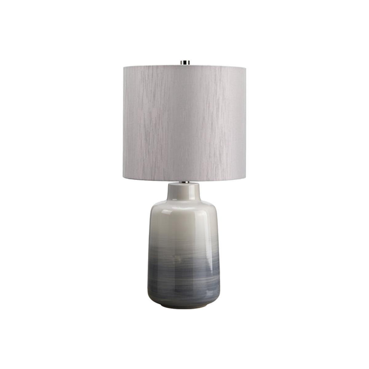 Elstead Bacari 1 Light Table Lamp Blue and Grey – image 1