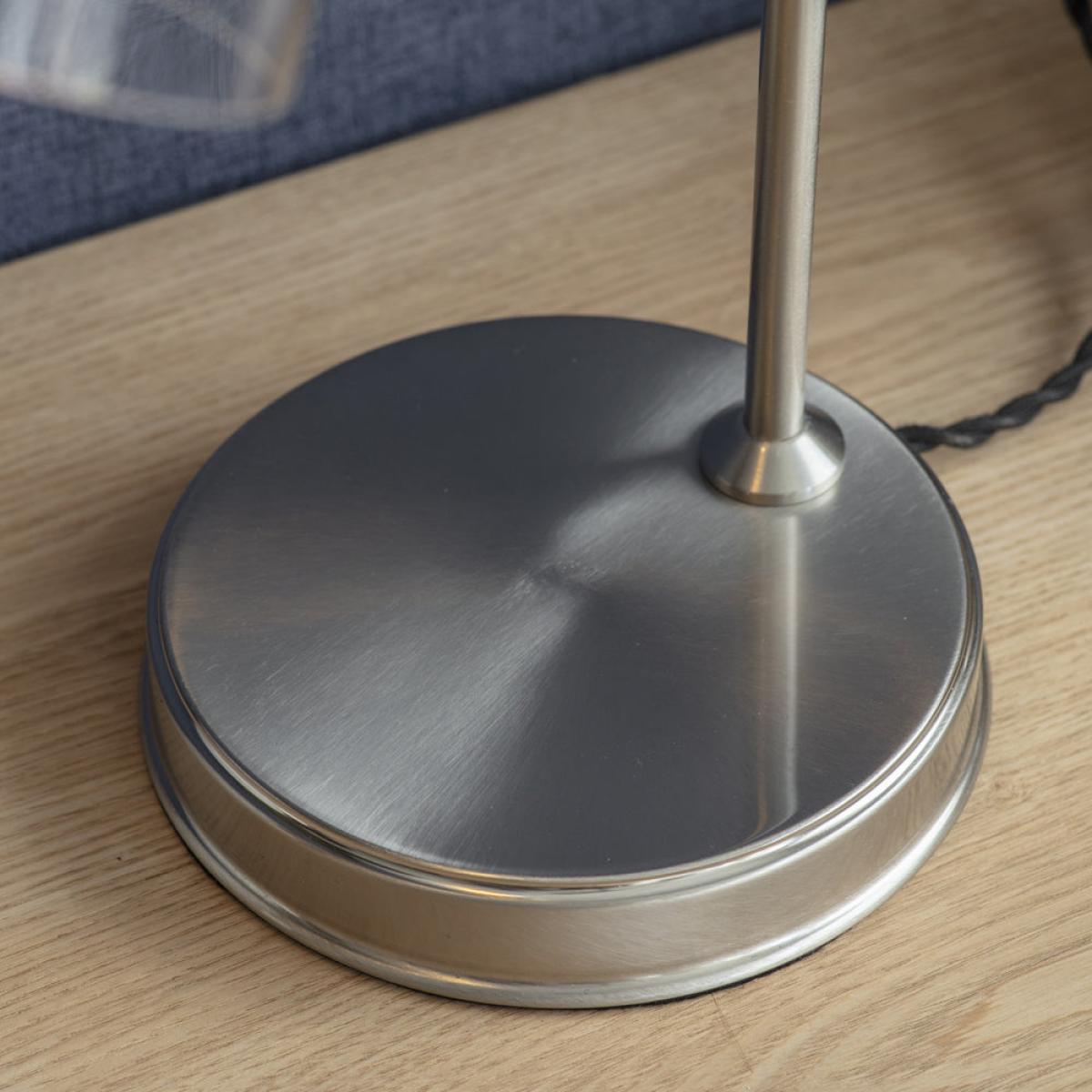 Garden Trading Hoxton Dome Table Lamp in Satin Nickel – image 2