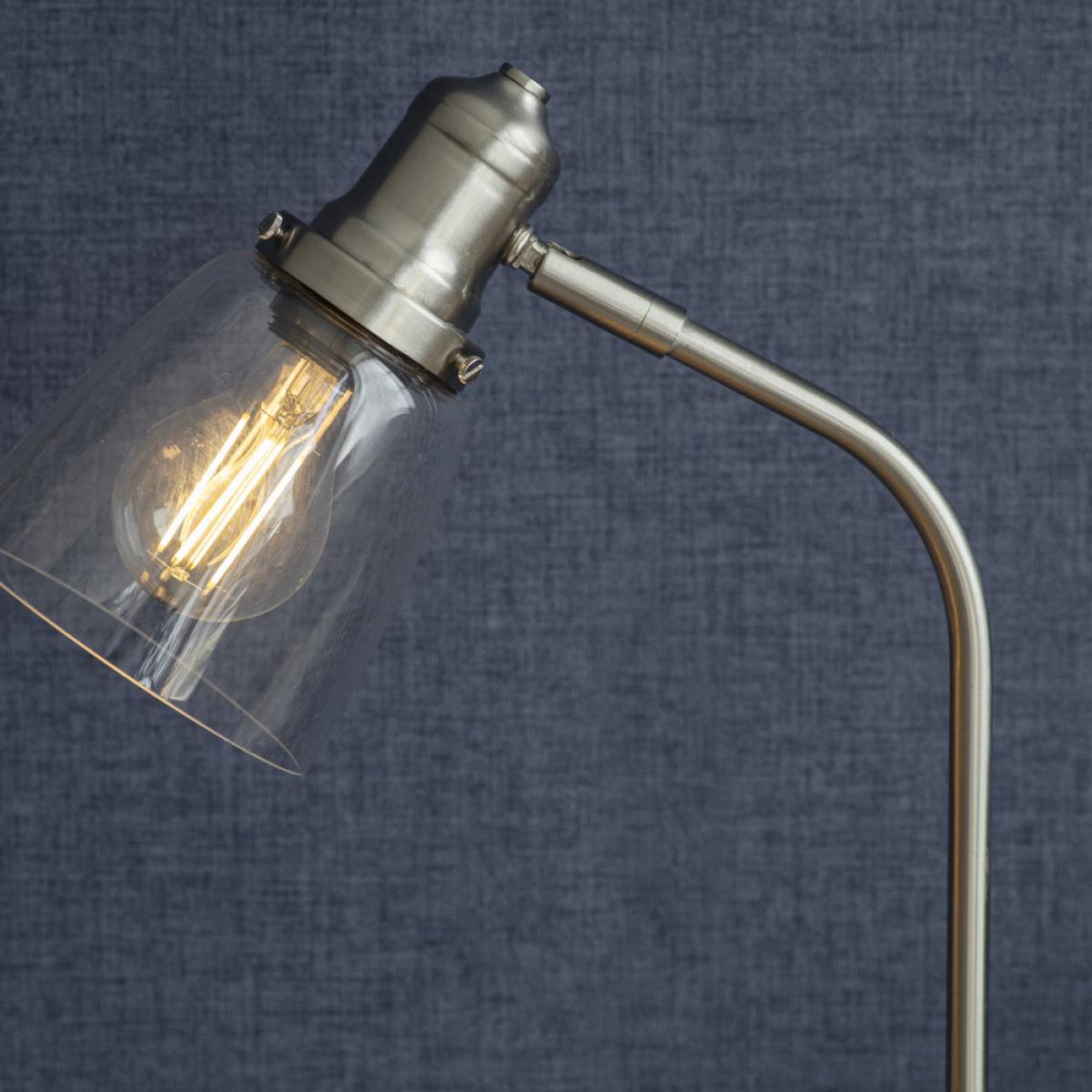 Garden Trading Hoxton Dome Table Lamp in Satin Nickel – image 3