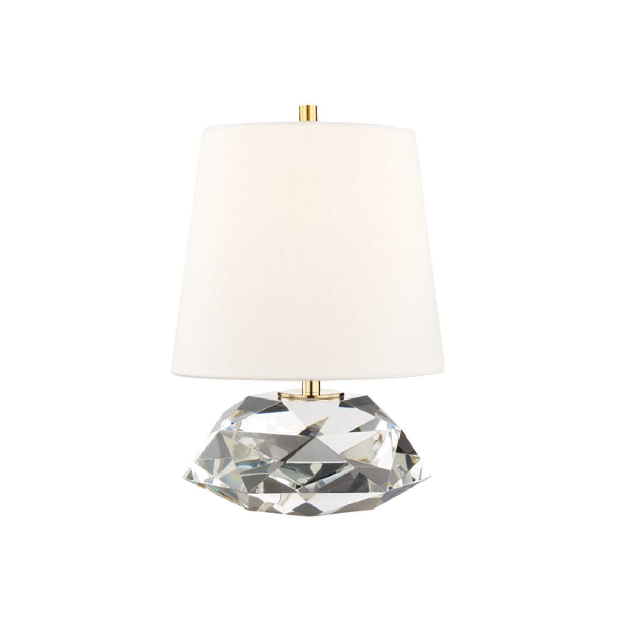 Hudson Valley Lighting Henley Crystal 1 Light Small Table Lamp
