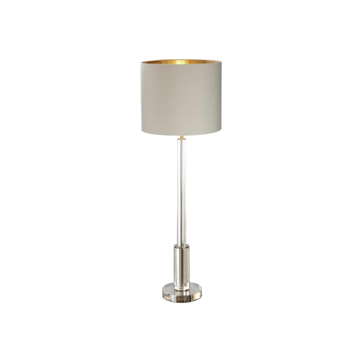 RV Astley Jae Table Lamp Brass Finish & Cognac Crystal
