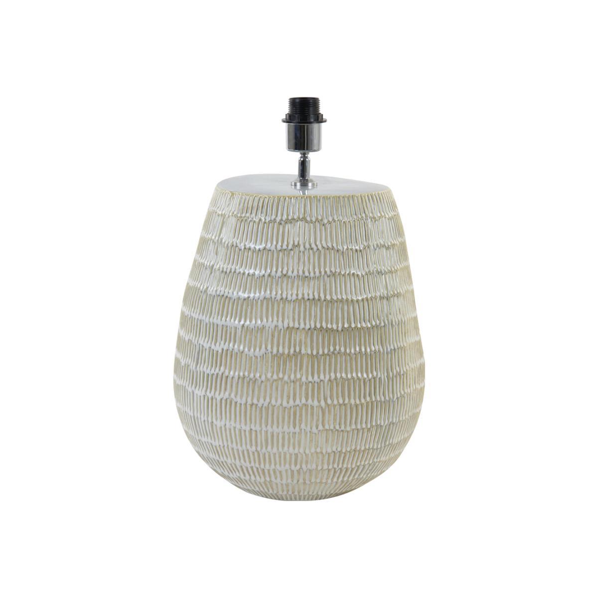 Light & Living Giorga Table Lamp Base Ceramics Cream And Beige – image 1