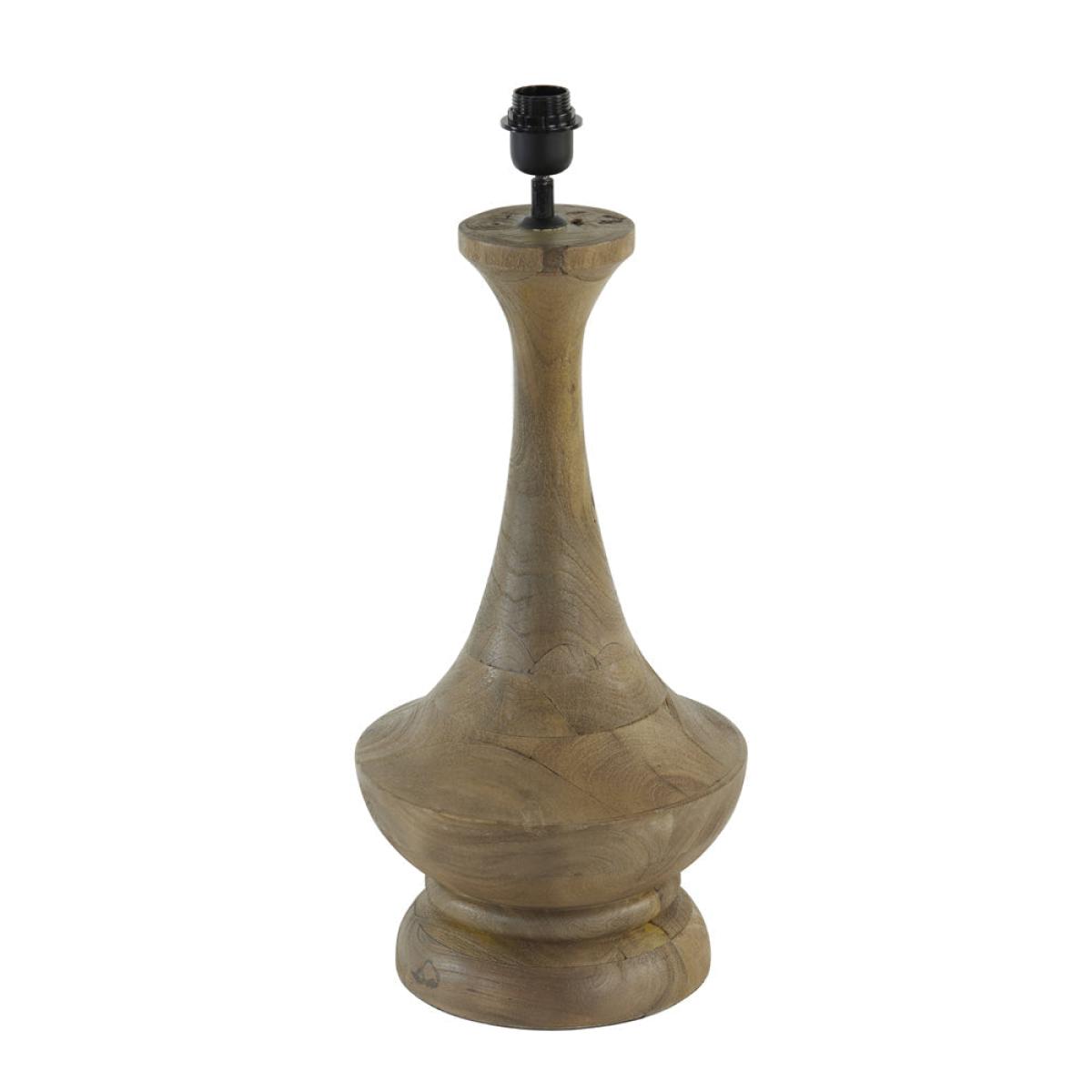 Light & Living Nicolo Table Lamp Base Matt Dark Brown | Outlet – image 2