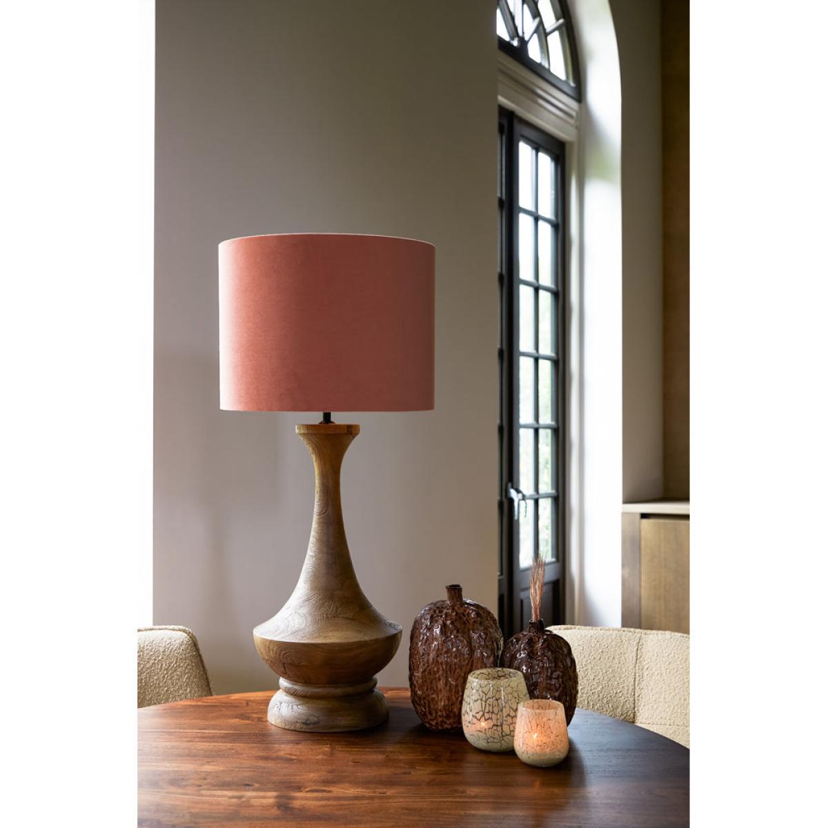 Light & Living Nicolo Table Lamp Base Matt Dark Brown | Outlet – image 7