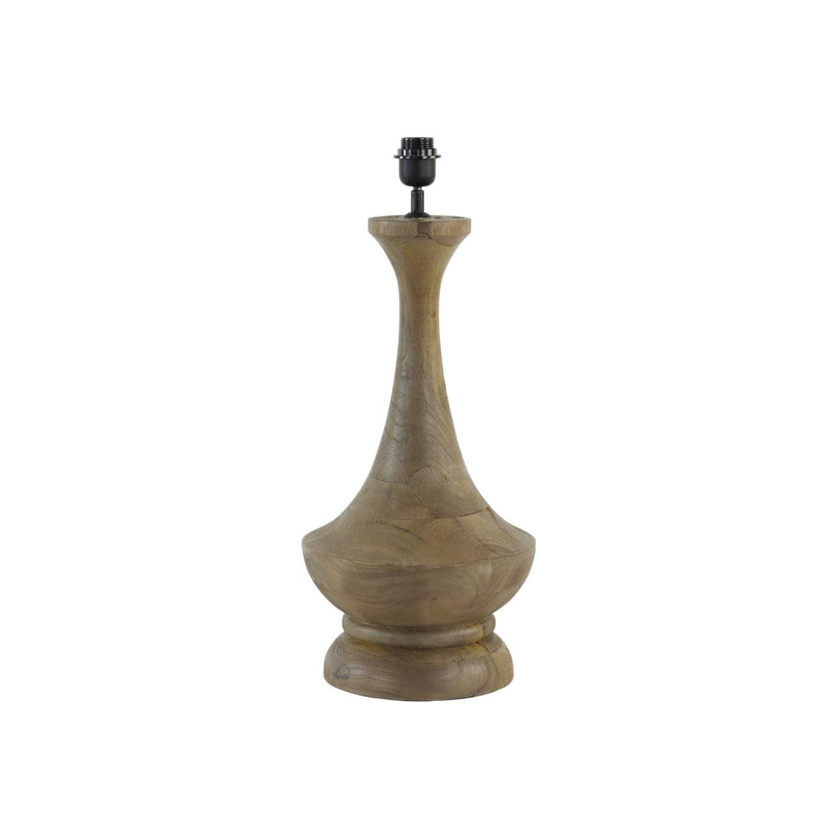 Light & Living Nicolo Table Lamp Base Matt Dark Brown | Outlet – image 1