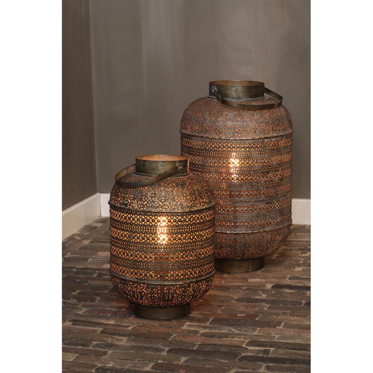 Light & Living Udupi Table Lamp Brown Gold / Small – image 5