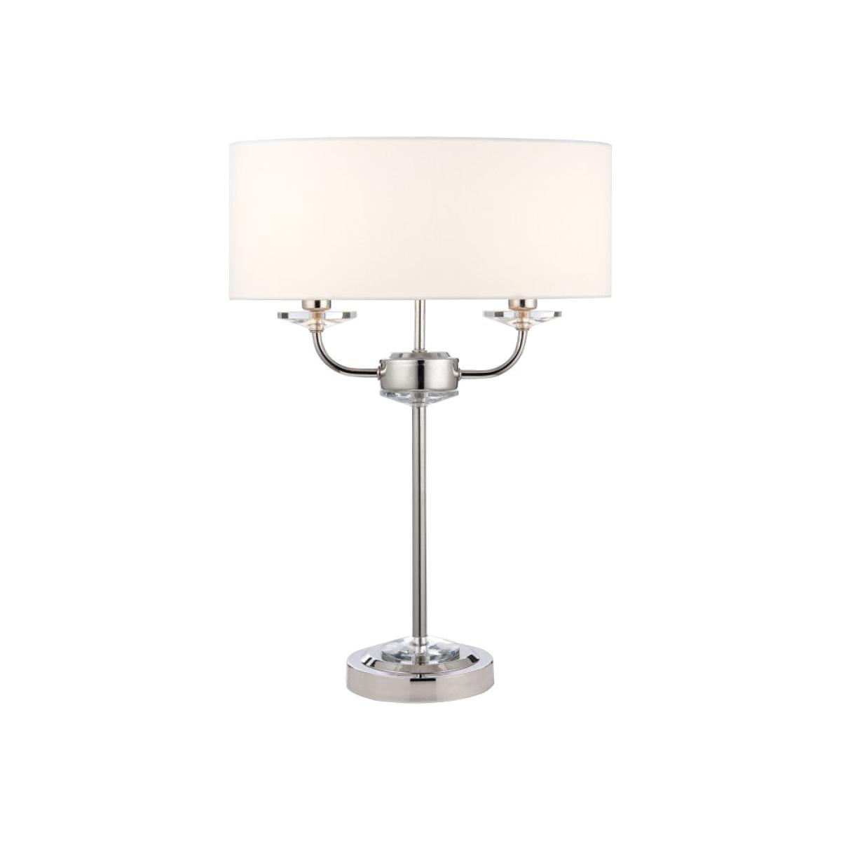 Olivia's Nyla Table Lamp Bright Nickel