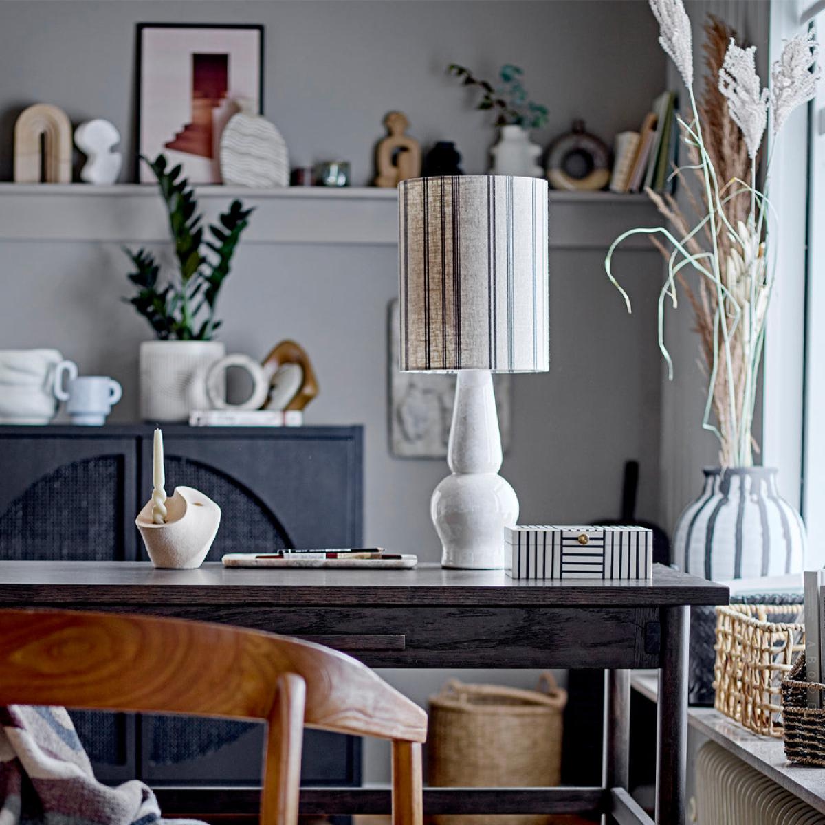 Bloomingville Emilia Table lamp in Natural Stoneware – image 2
