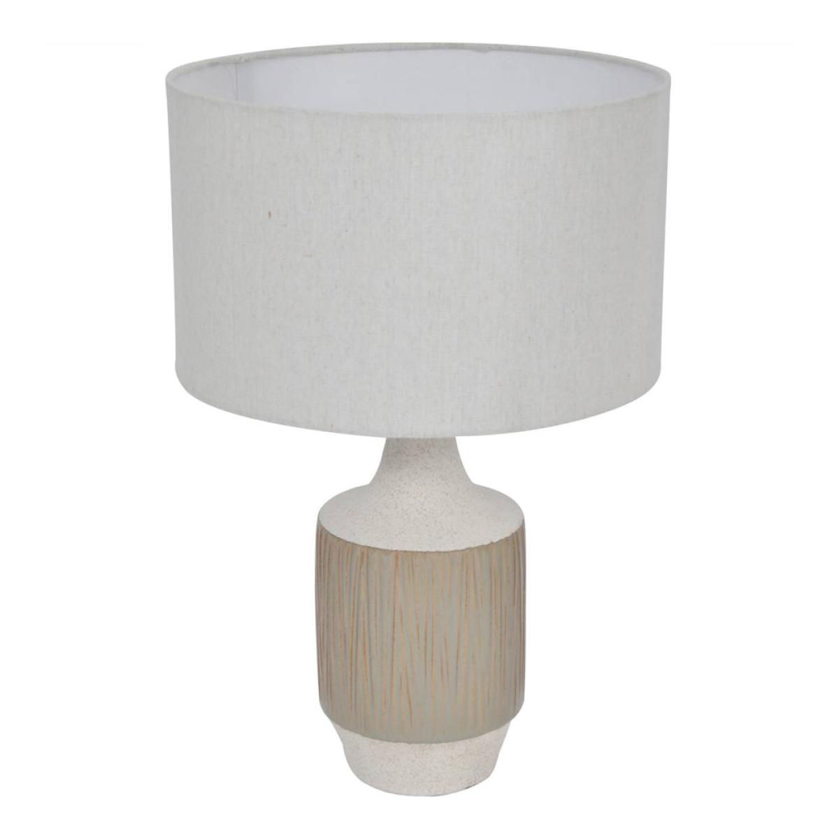 Libra Porcelain Reeds Lamp With Shade – image 2