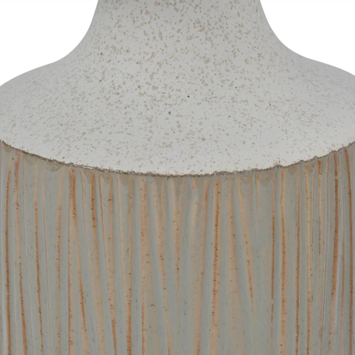 Libra Porcelain Reeds Lamp With Shade – image 4