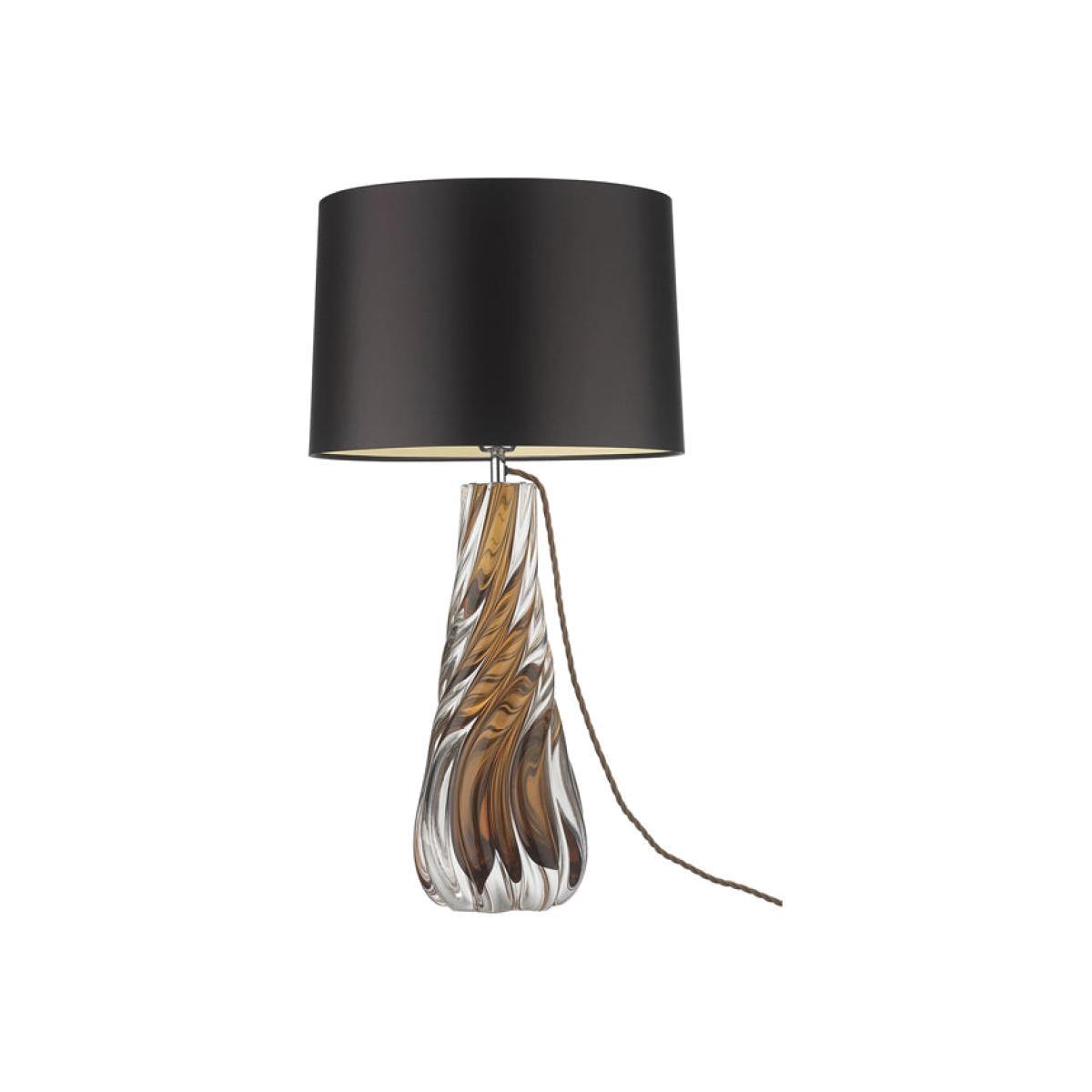 Heathfield & Co Naiad Amber Table Lamp
