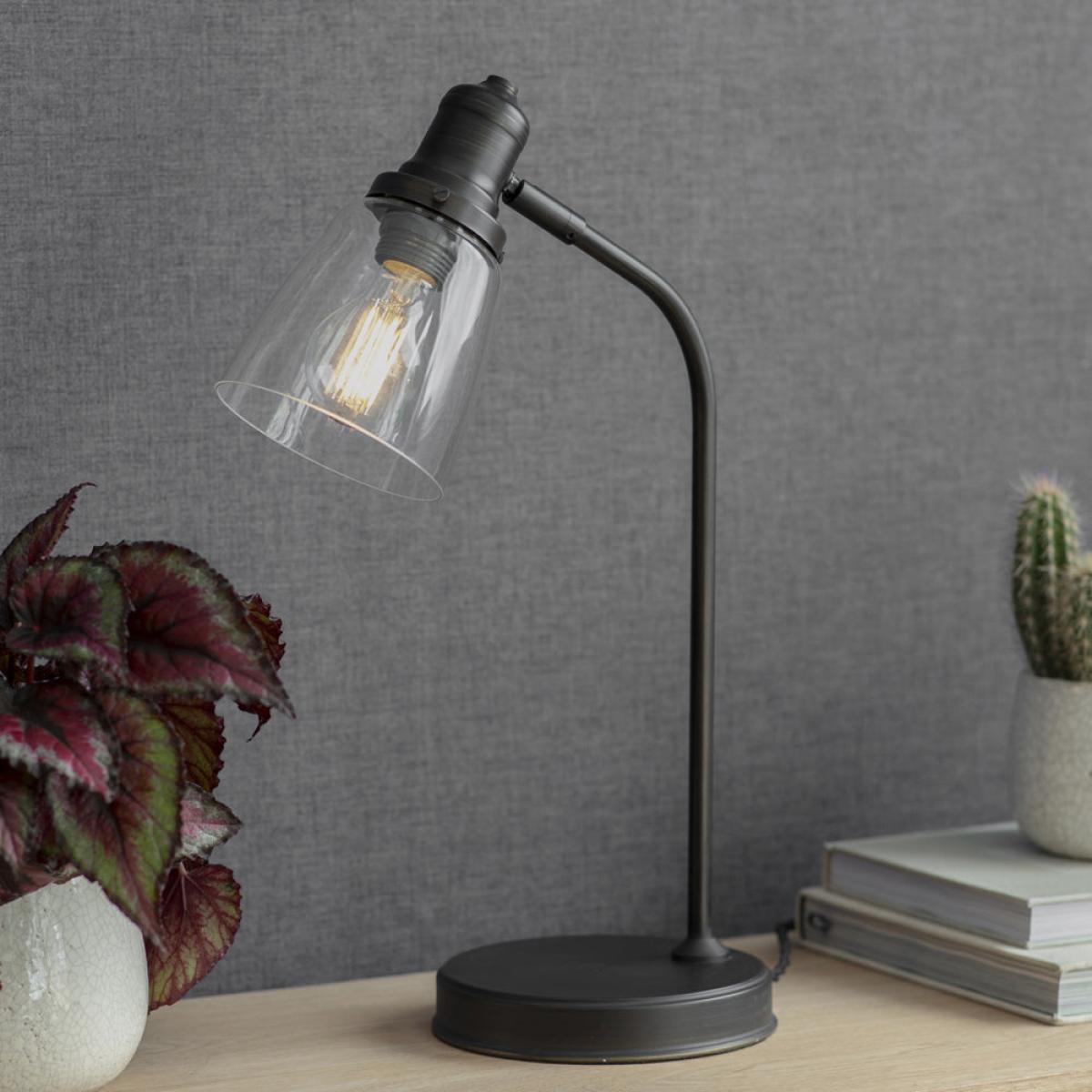 Garden Trading Hoxton Dome Table Lamp in Antique Bronze – image 1