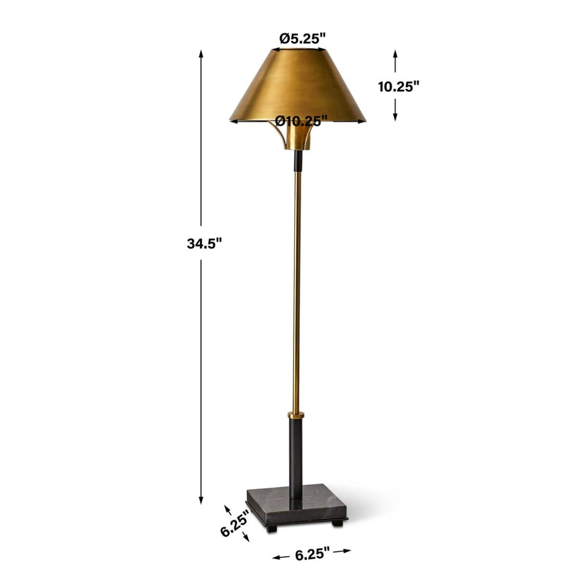 Uttermost Black Label Streamline Buffet Lamp – image 4
