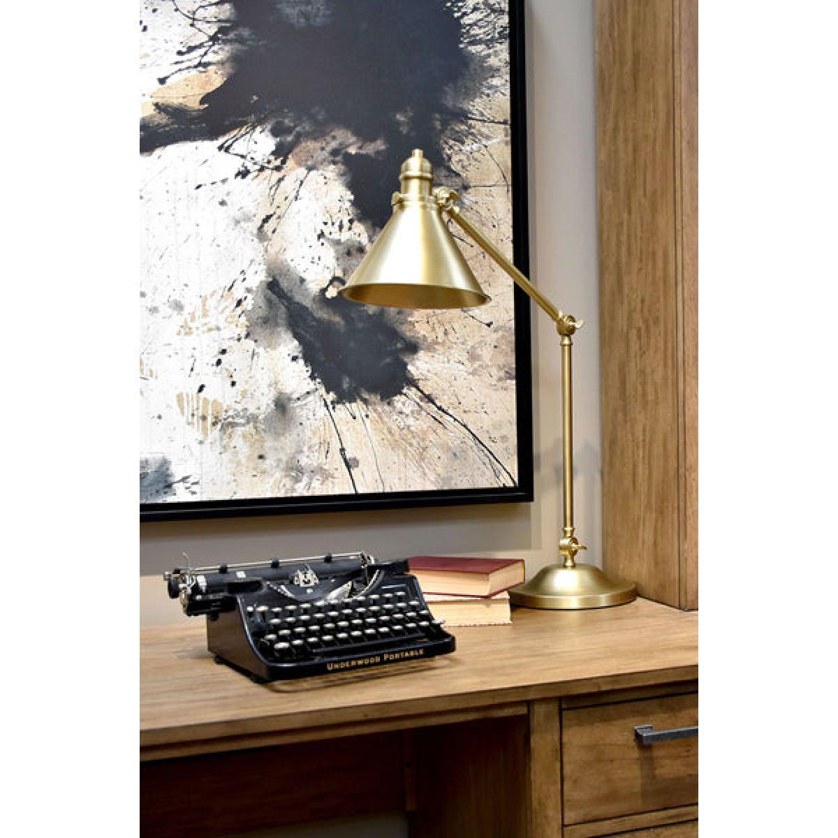 Elstead Provence 1 Light Table Lamp Aged Brass | Outlet – image 3