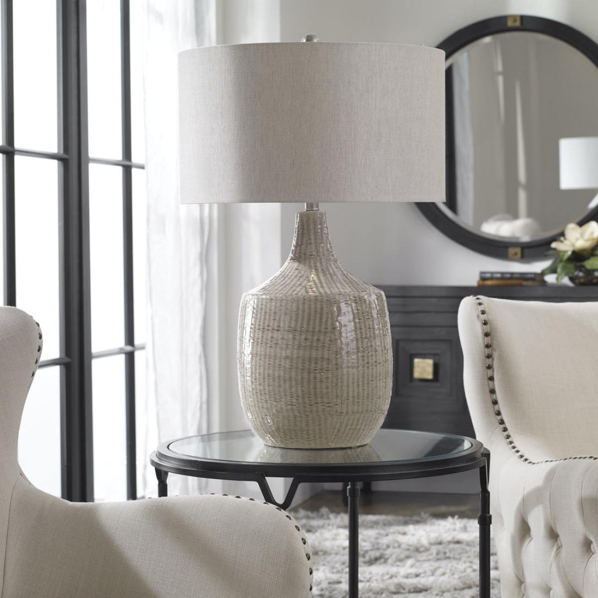 Uttermost Felipe Gray Table Lamp – image 2