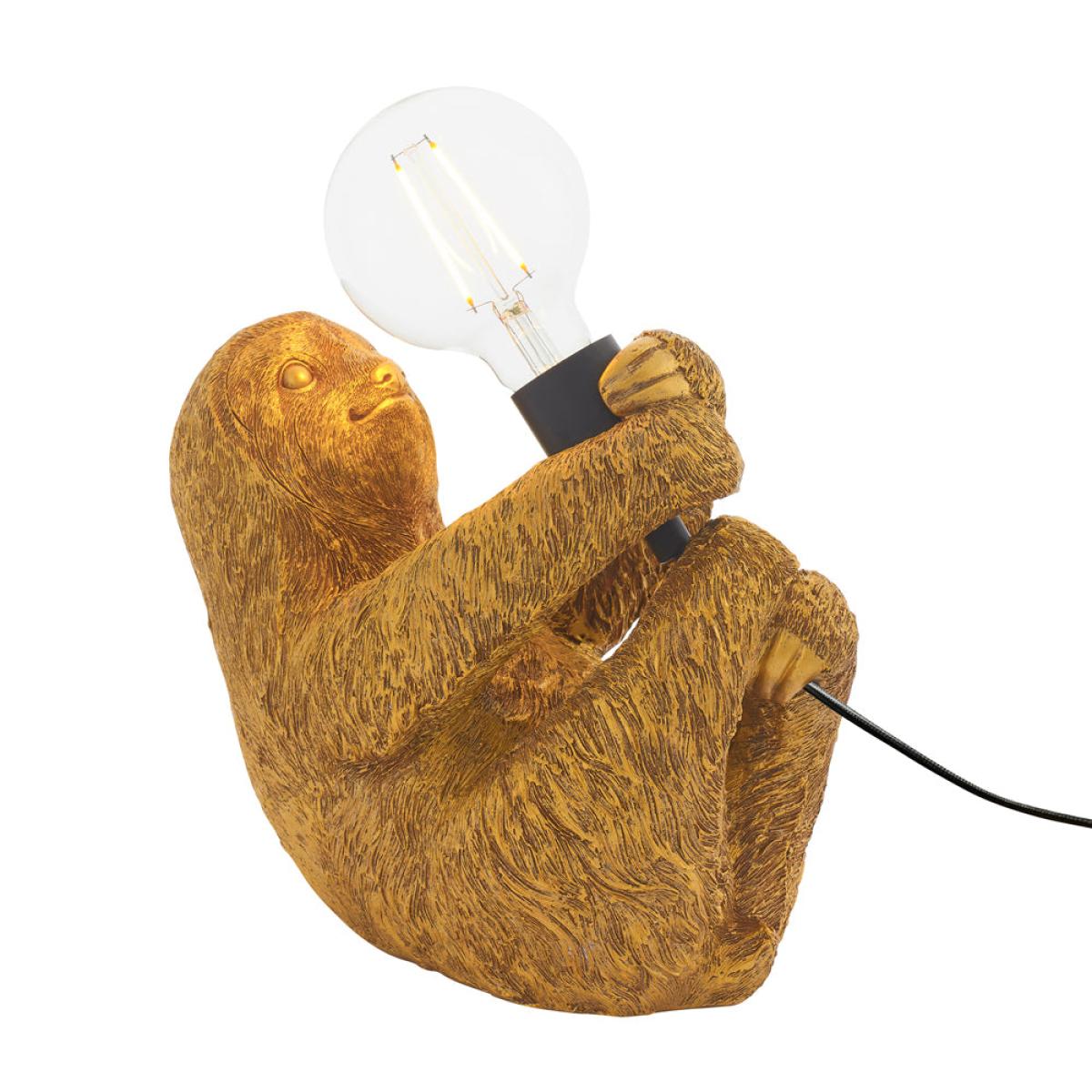 Olivia's Henley Sloth Table Lamp in Gold – image 2