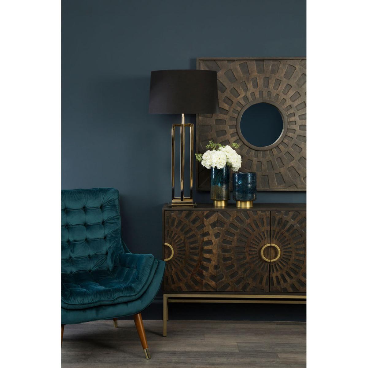 Olivia's Skylar Table Lamp Rectangular Gold / Gold / Rectangle – image 4
