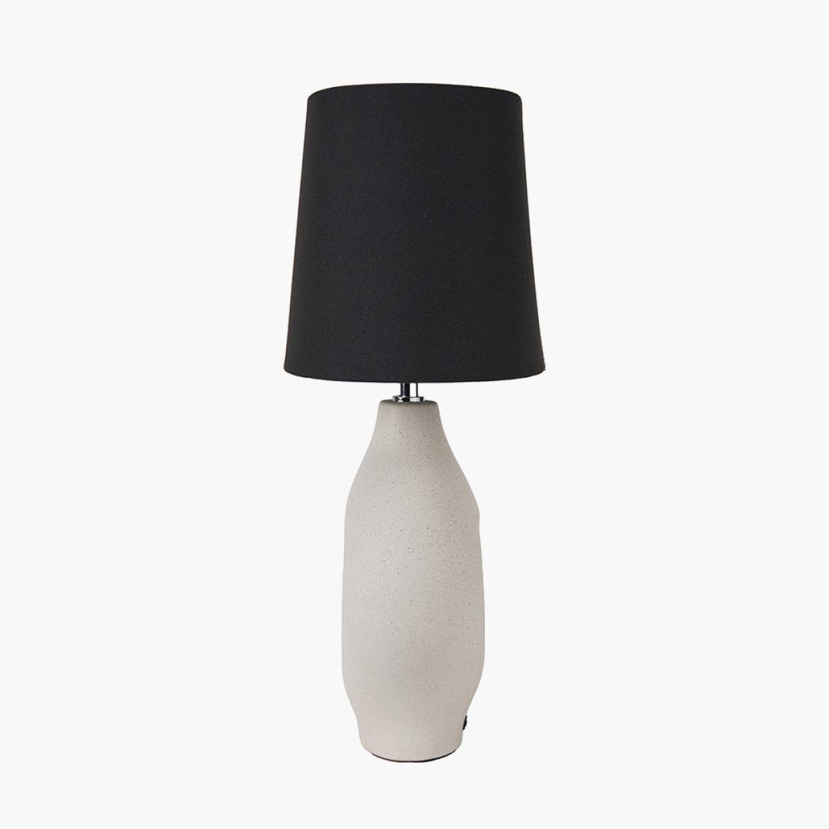 Olivia's Malia Monochrome Organic Ceramic Table Lamp – image 3