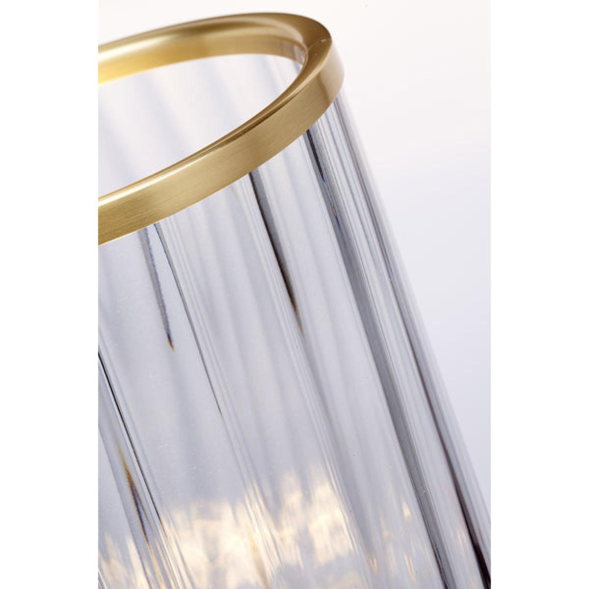 Quintessentiale Arno Aged Brass and Smoke Glassware Table Lamp – image 2