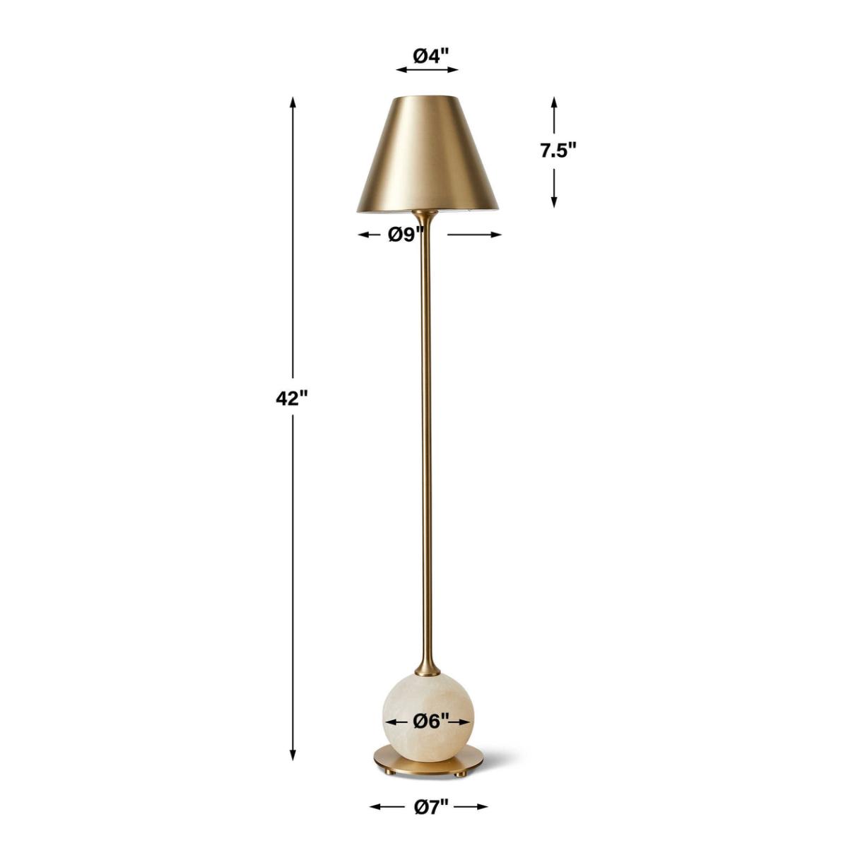 Uttermost Black Label Poise Buffet Lamp - Brass – image 3