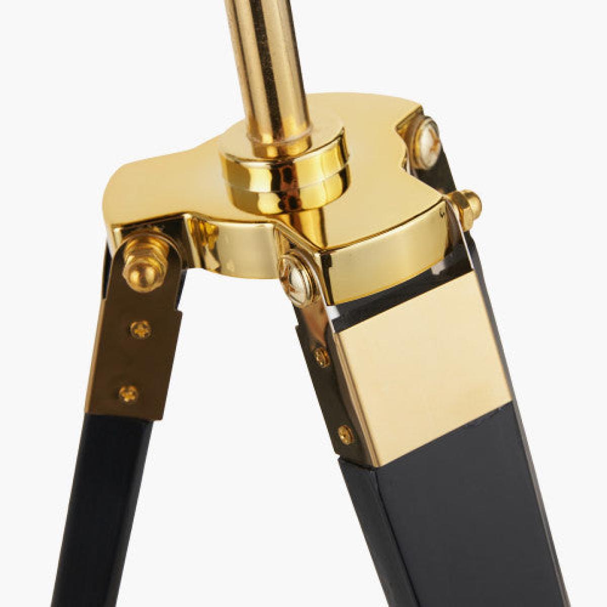 Olivia's Stanley Tripod Table Lamp in Gold and Black – image 6