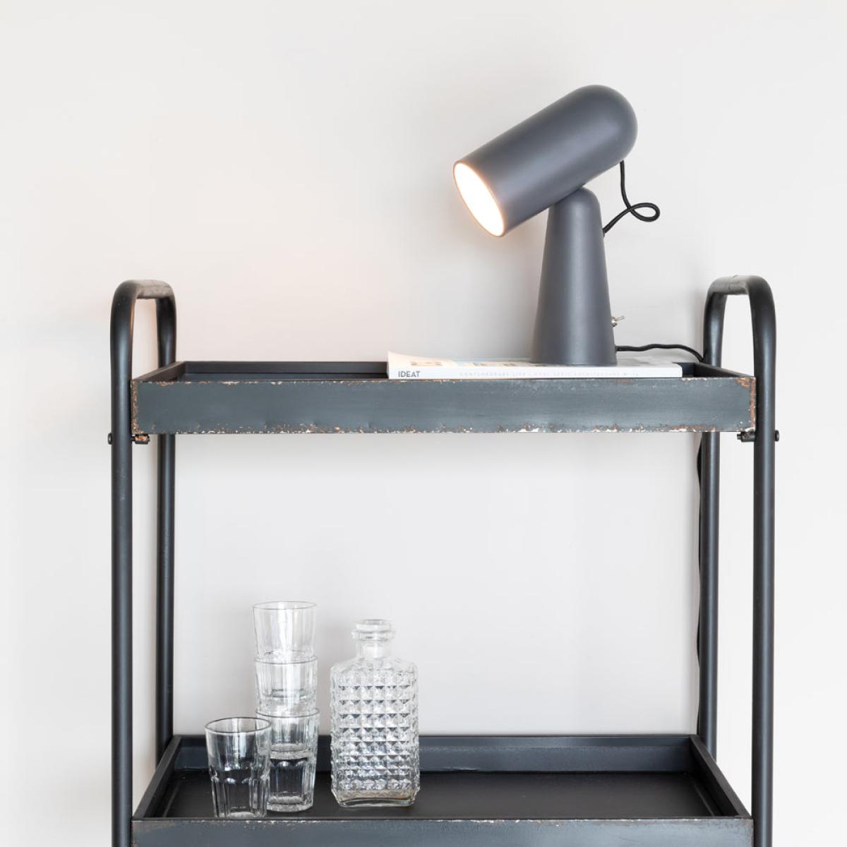 Olivia's Nordic Living Collection - Versa Desk Lamp in Dark Grey – image 1