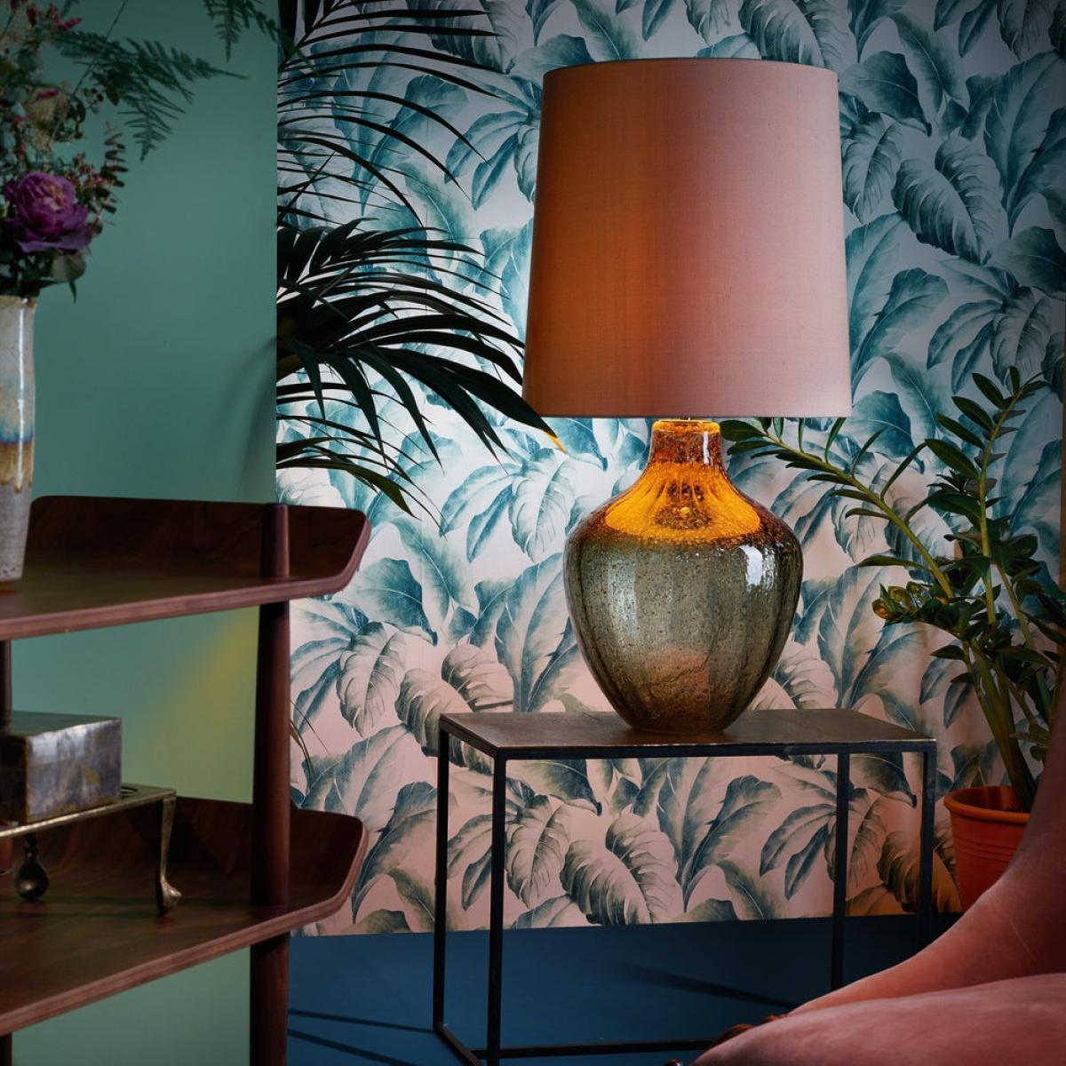 Heathfield & Co Vivienne Medium Smoke Table Lamp – image 2