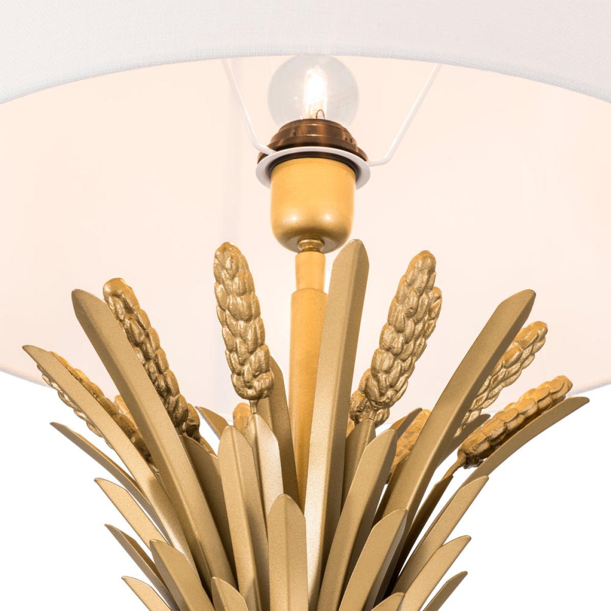 Eichholtz Bonheur Table Lamp Antique Gold Finish inc Shade – image 4