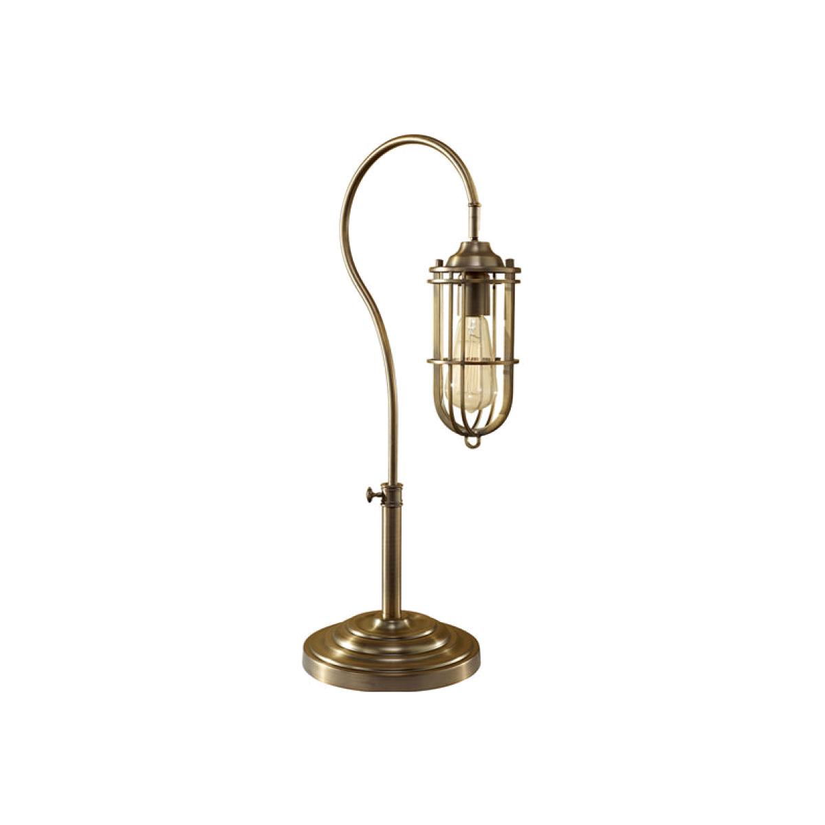 Elstead Urban Renewal 1 Light Table Lamp Dark Antique Brass – image 1