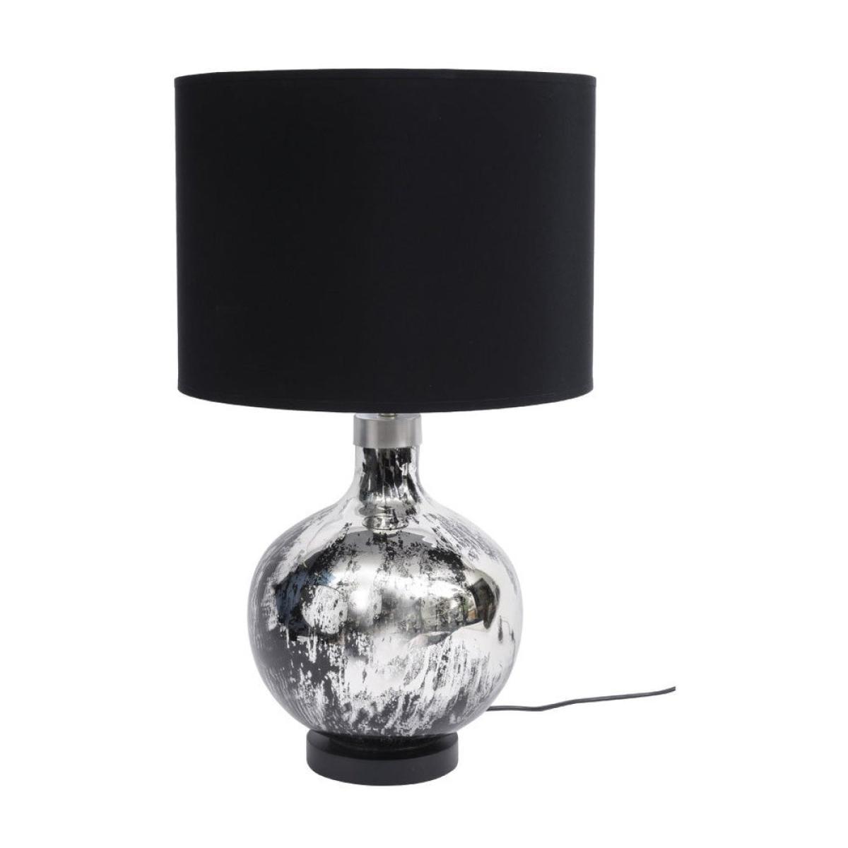Libra Silver And Black Antique Table Lamp (Base Only) - E27 60W 16" Shade | Outlet – image 2
