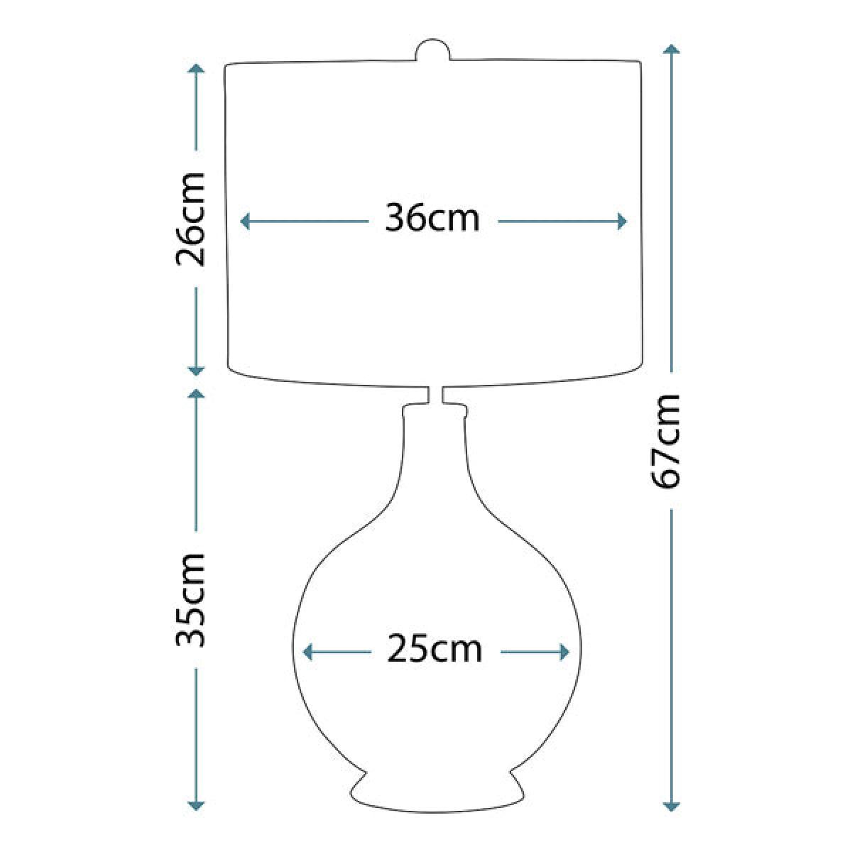 Elstead Orb 1 Light Table Lamp Clear – image 4