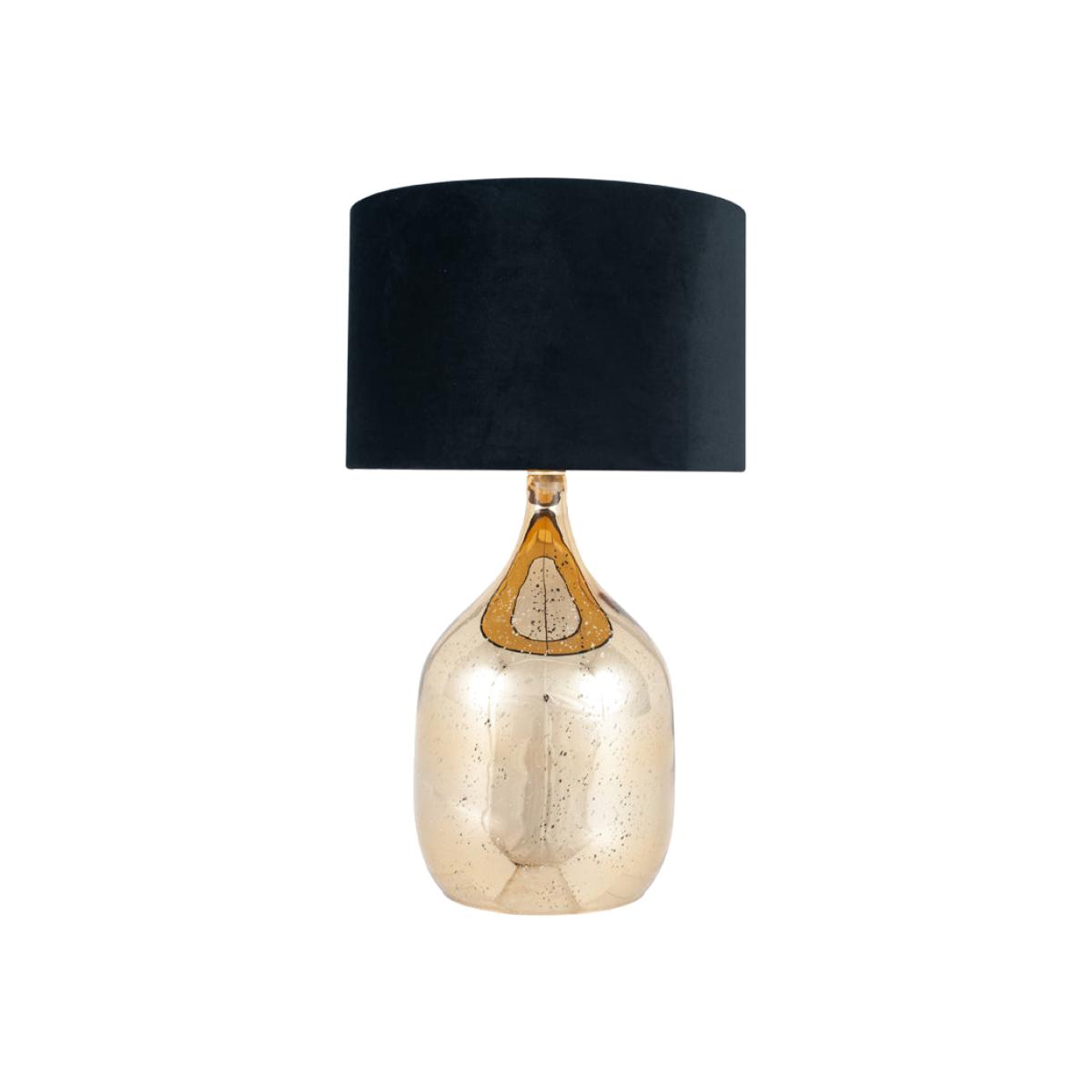 Olivia's Stellie Glass Dual Light Table lamp in Champagne Gold – image 1