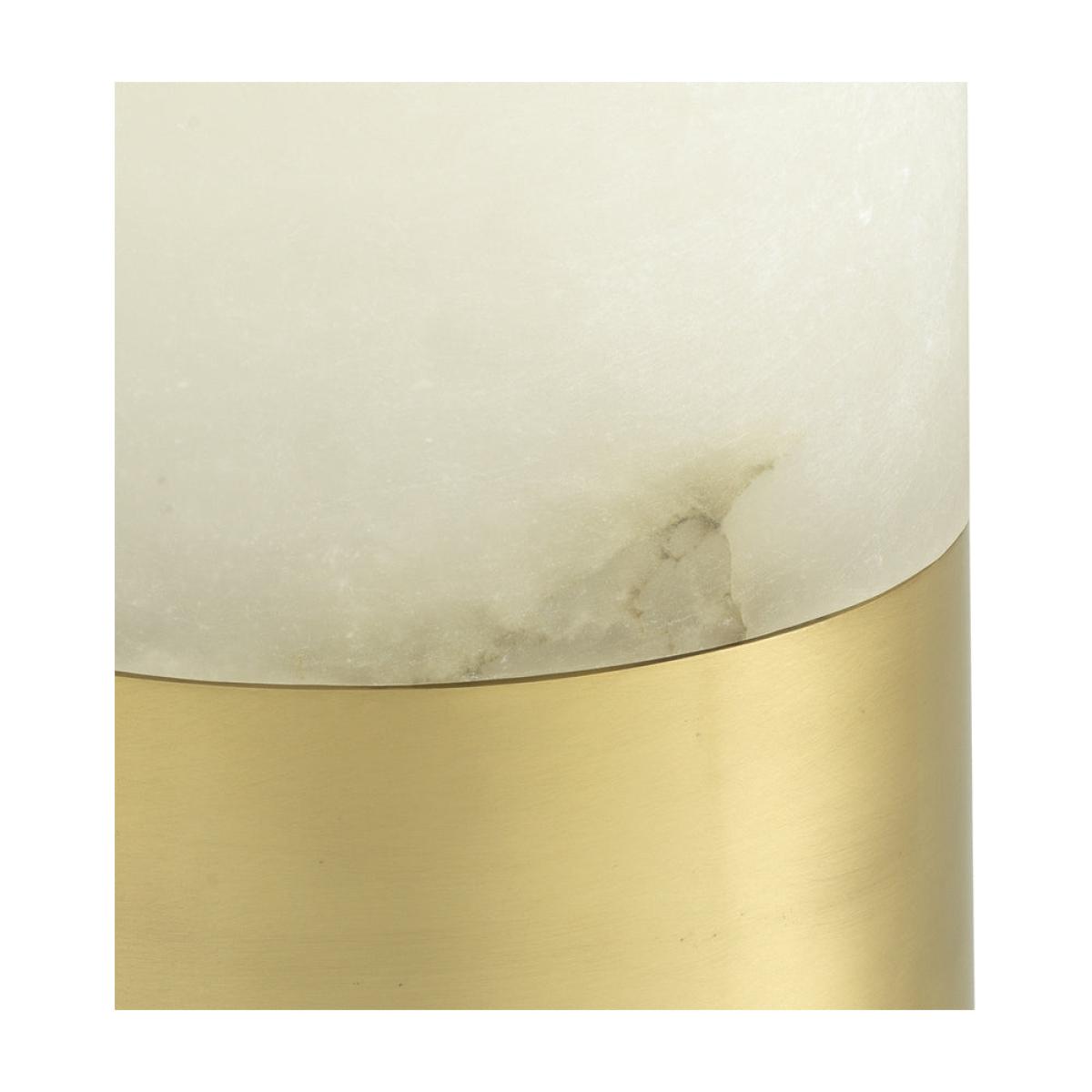 Eichholtz McLean Table Lamp 20 cm in Alabaster & Antique Brass – image 3