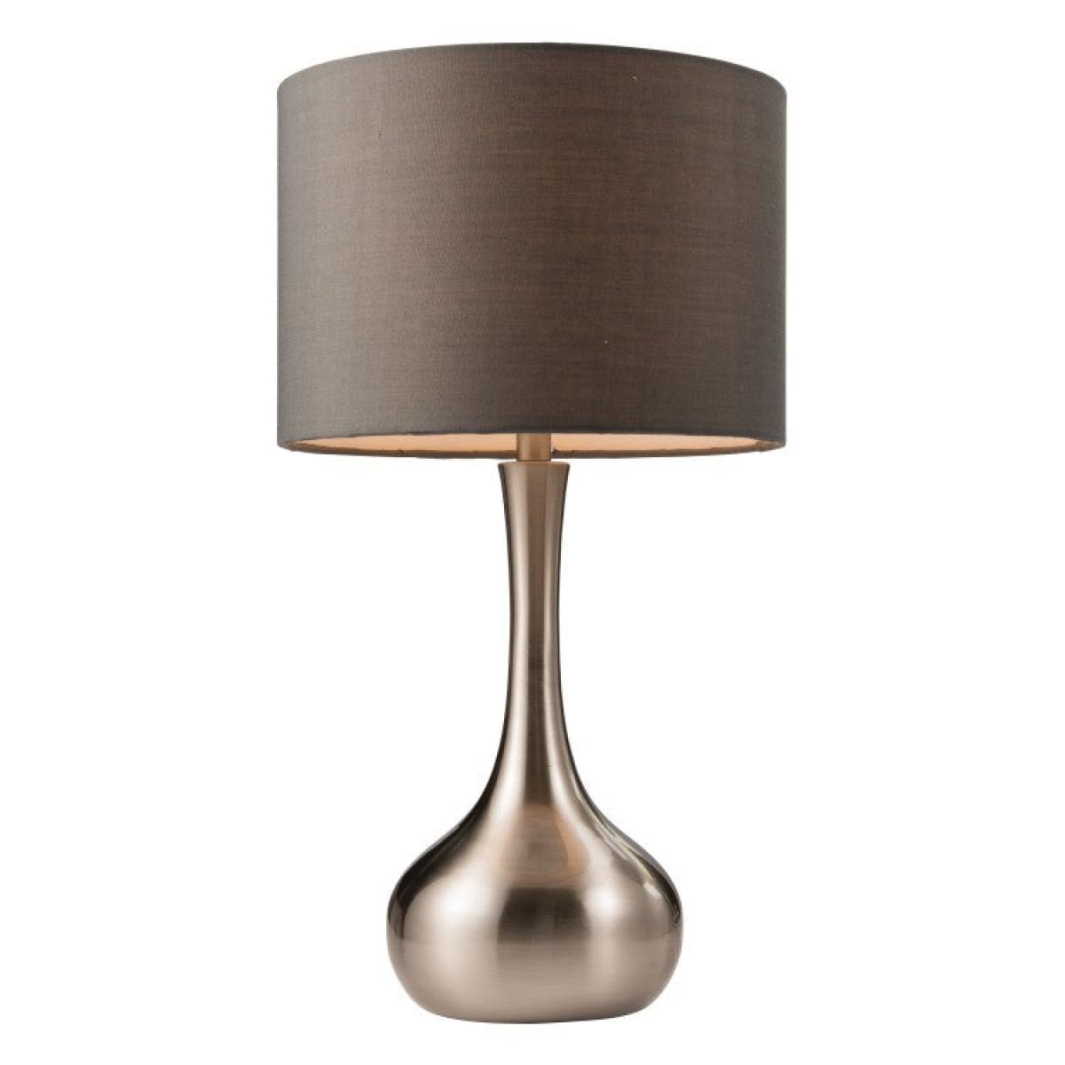 Gallery Direct Piccadilly Table Lamp / Brass & Taupe – image 2