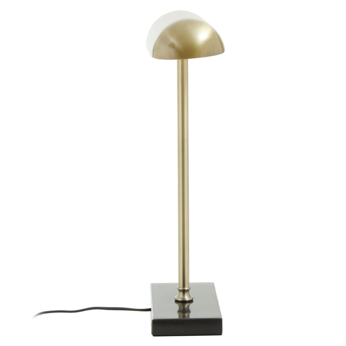 Olivia's Narla Small Desk Lamp in Black & Brass – image 3