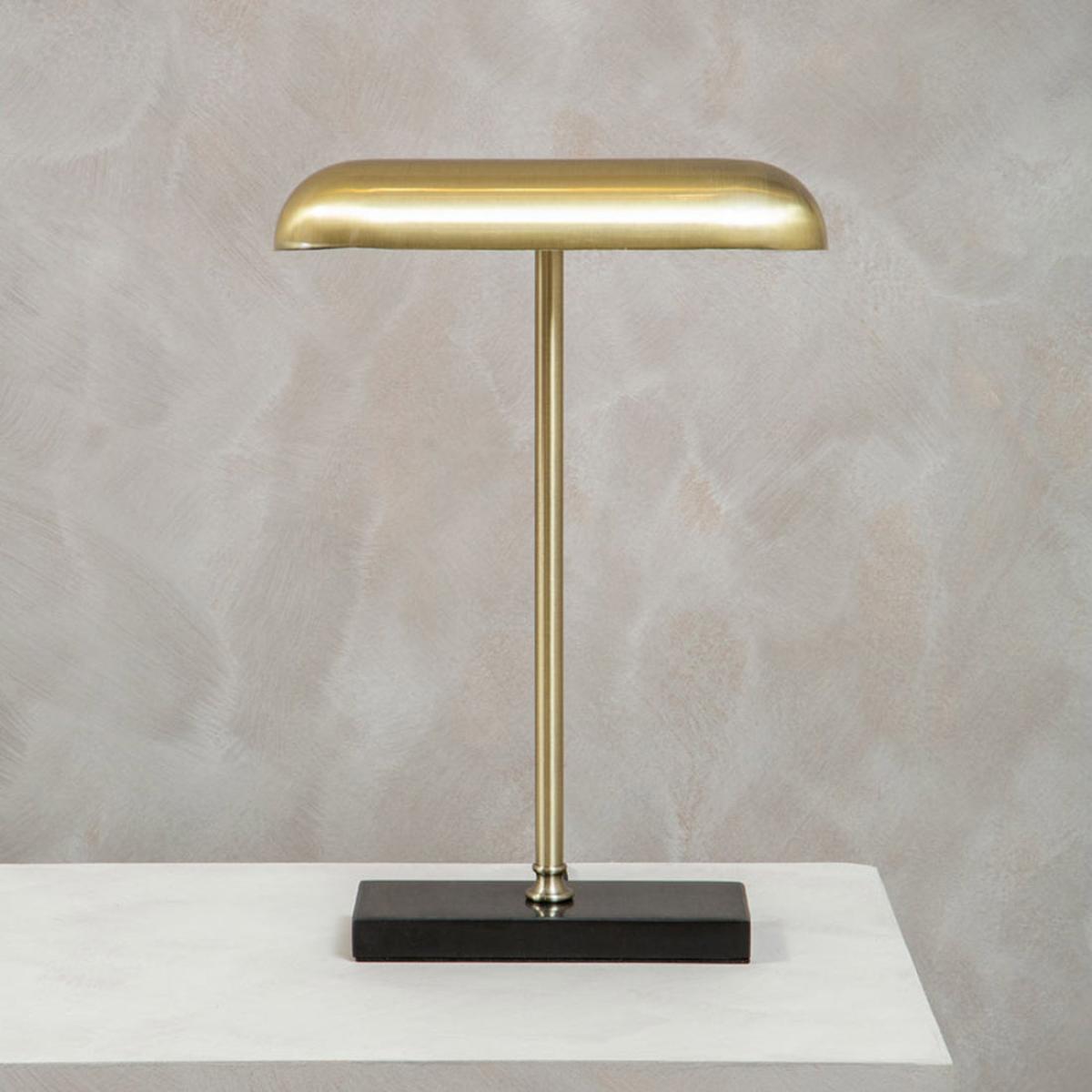 Olivia's Narla Small Desk Lamp in Black & Brass – image 4