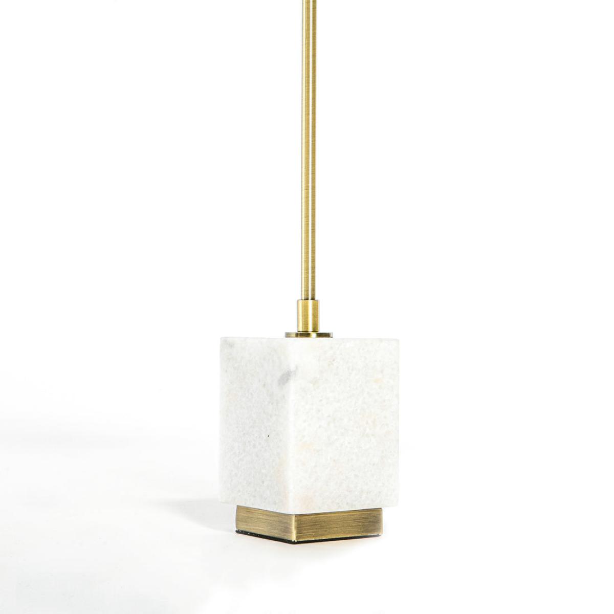 TAX FREE RV Astley Lindau Table Lamp White Marble And Antique Brass – image 4
