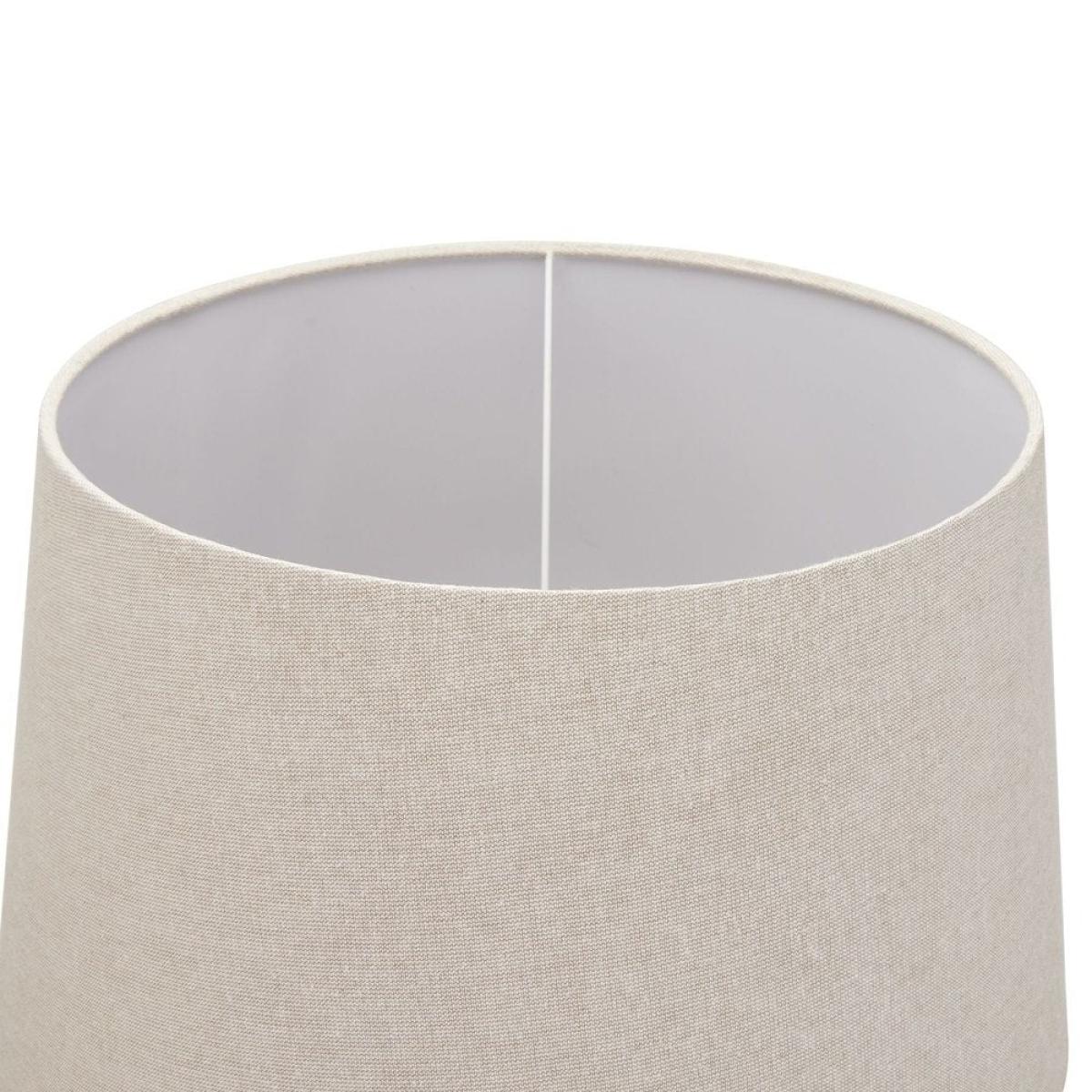 Hill Interiors Delaney Fluted Lamp With Linen Shade in Natural Wash – image 3