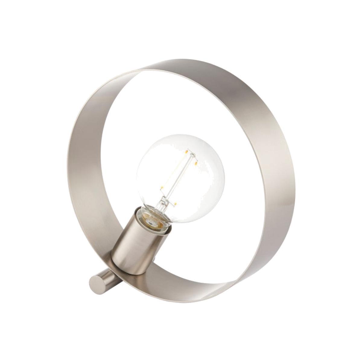 Gallery Direct Hoop Table Lamp Brushed Nickel