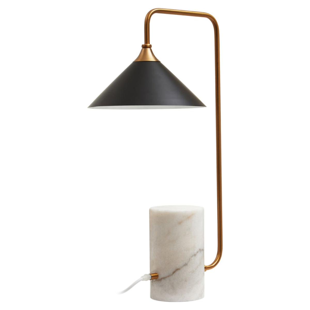 Olivia's Macy Table Lamp in Black & White – image 2