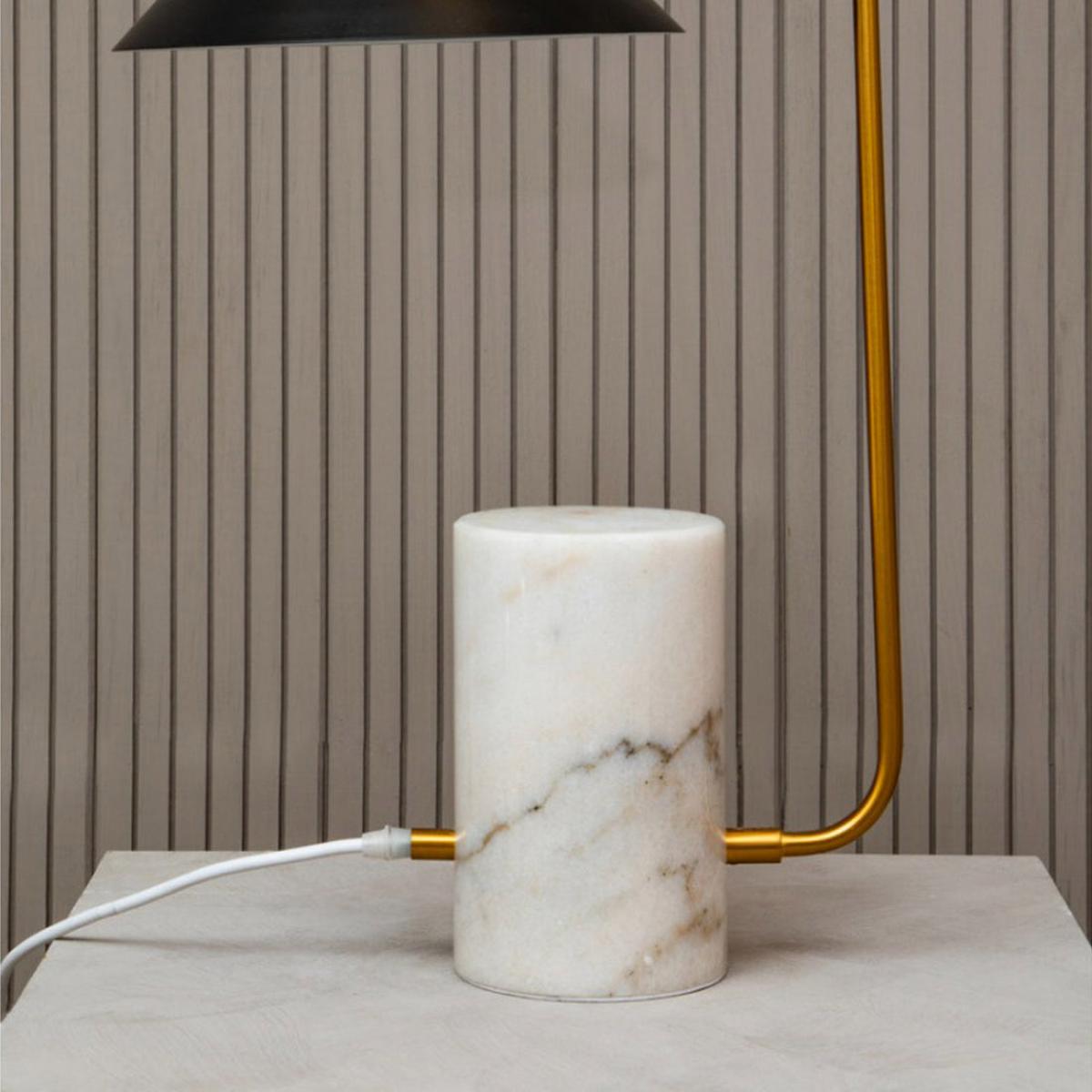 Olivia's Macy Table Lamp in Black & White – image 5