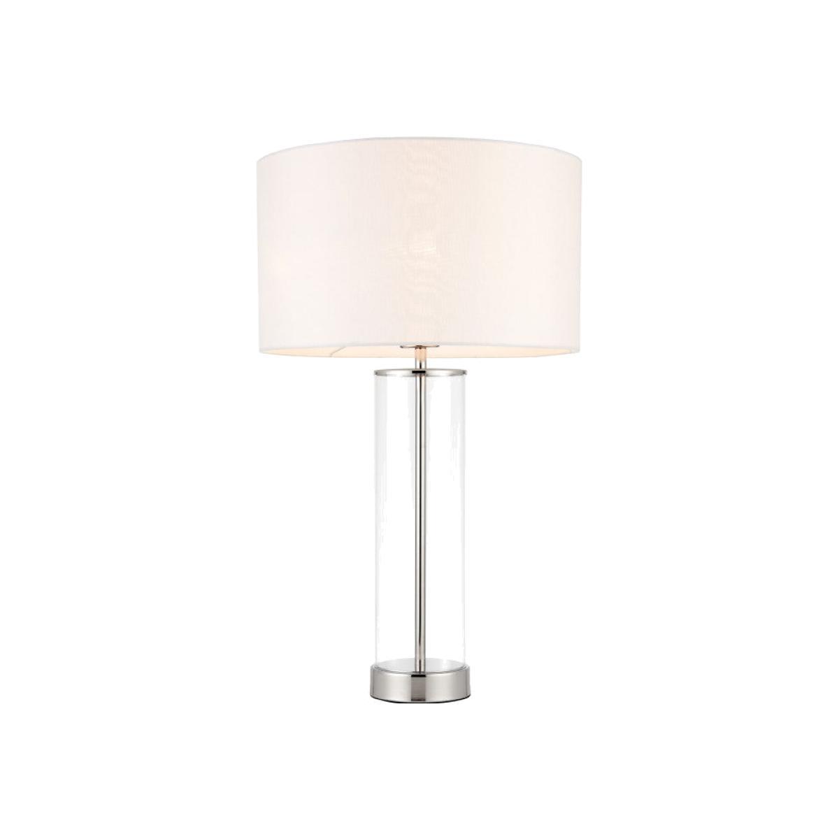 Gallery Direct Lessina Table Lamp Bright Nickel